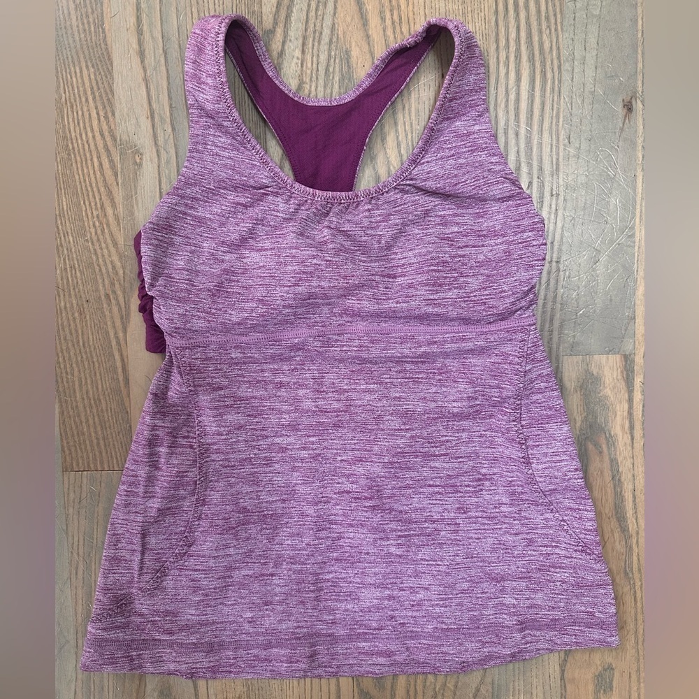 Lululemon Purple Activewear Tank Top